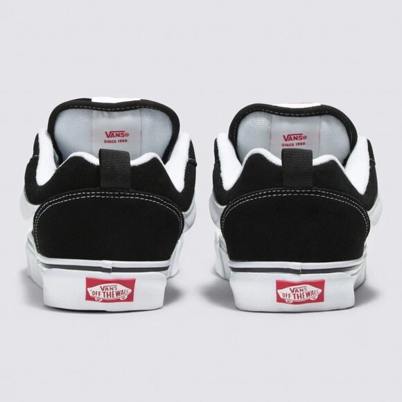 Vans KNU SKOOL Unisex Skate Sneakers Black/White Low-Top Size 13 VN0009QC6BT NIB - Picture 6 of 10